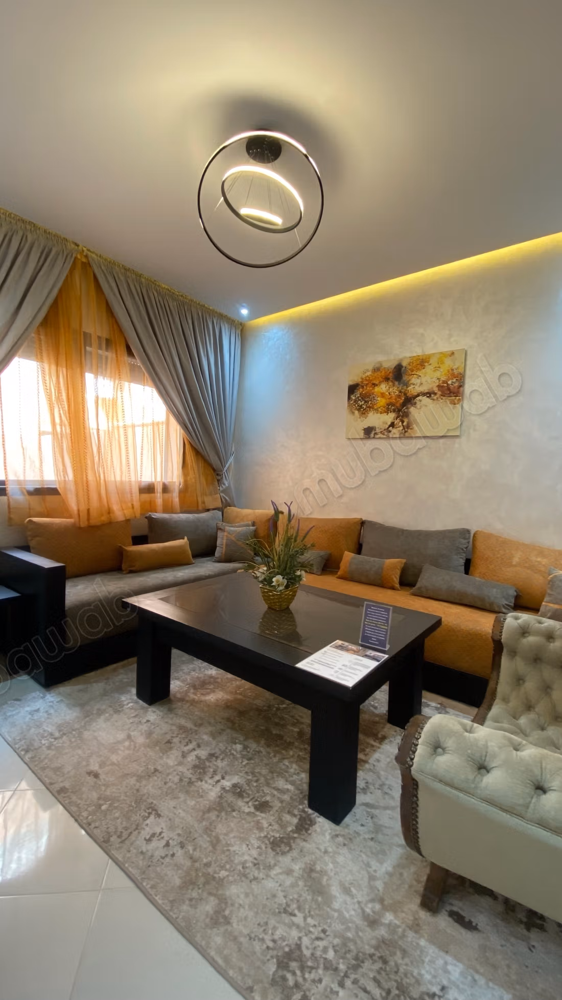 Louez cet appartement à Sanaoubar. Surface de 65 m². Meubl...