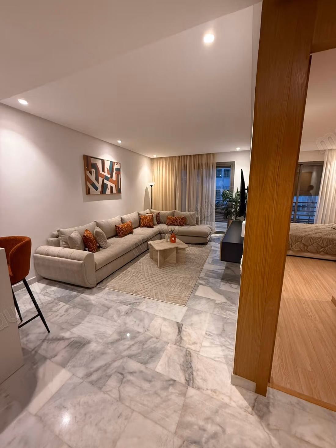Très bel appartement en location à Palmier sans visi à vis Meublé