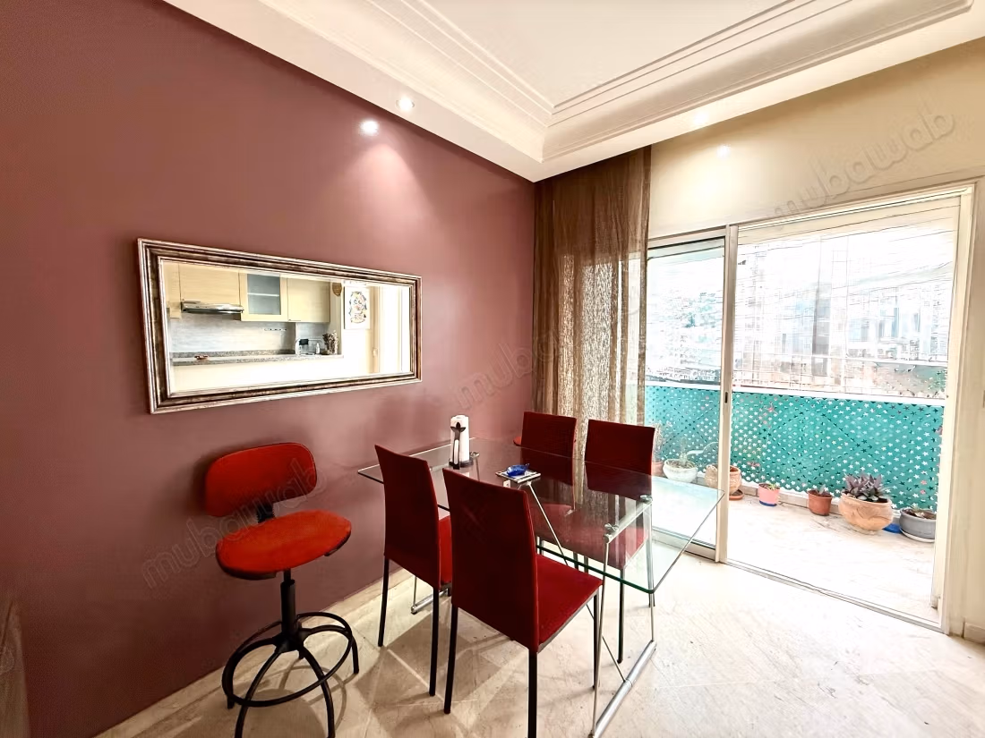 In Posizione Arredata: Magnifico Studio nelle Principesse su Bv Yacoub El Mansour vicino a CFC, Oasis, Maarif, Bv D’Anfa