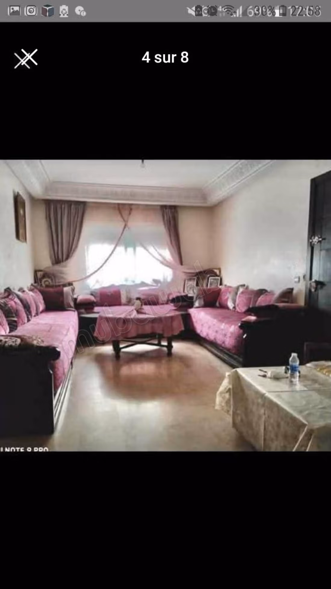 Appartement à vendre à Tacharouk Hay Al Walaa. 2 pièces. Terrasse et jardin