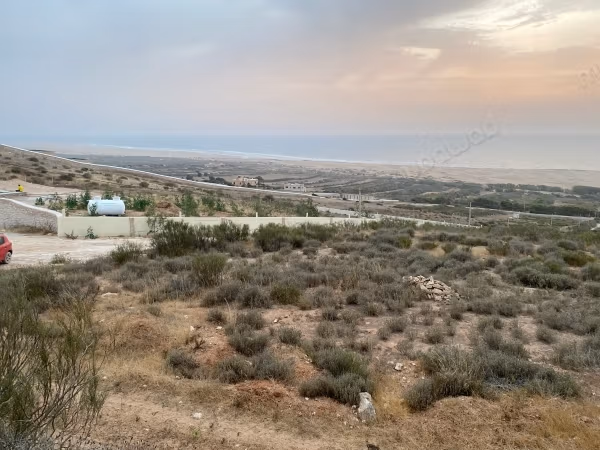 Vente de terrain à la route d'Asfi. Surface 1000 m²
