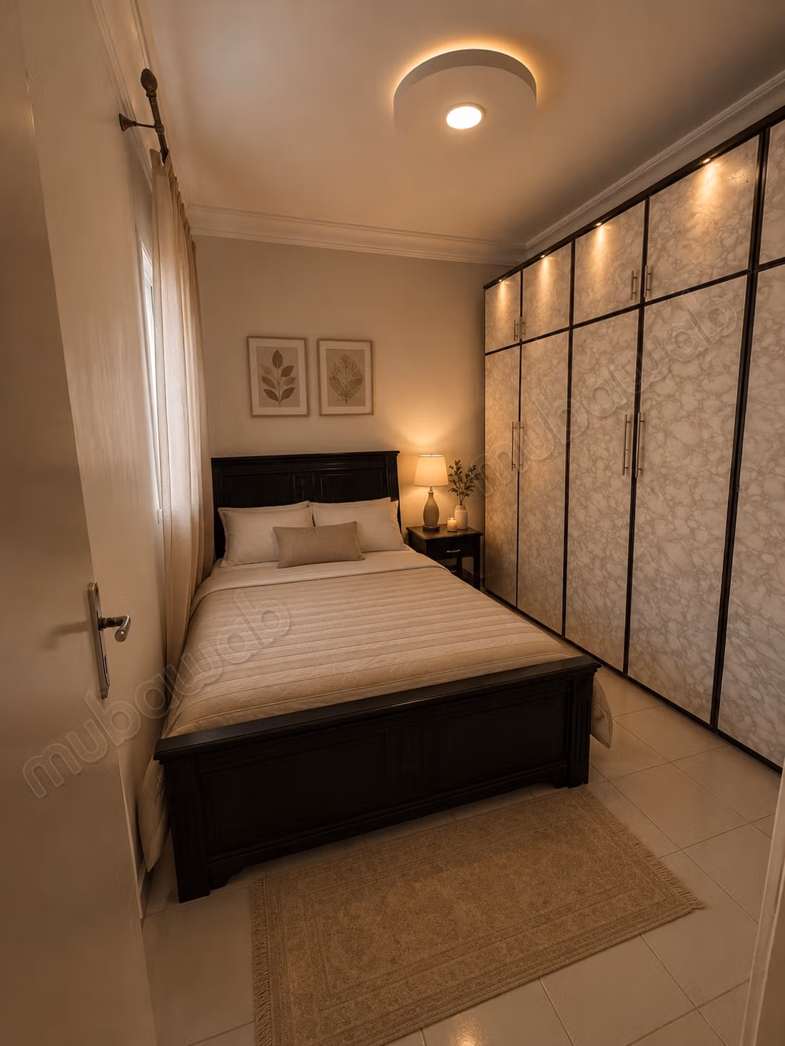 Bel appartement en location à Sala el Jadida.
Surface de 75 m².
Meublé