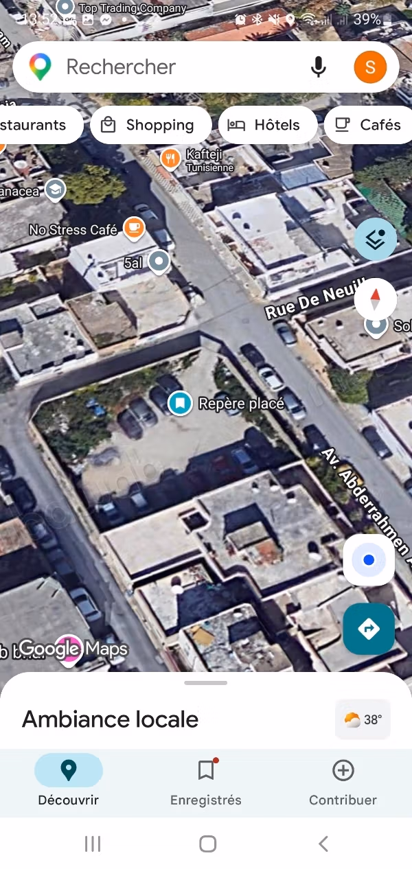A vendre terrain 500 m2 au coeur de Monplaisir