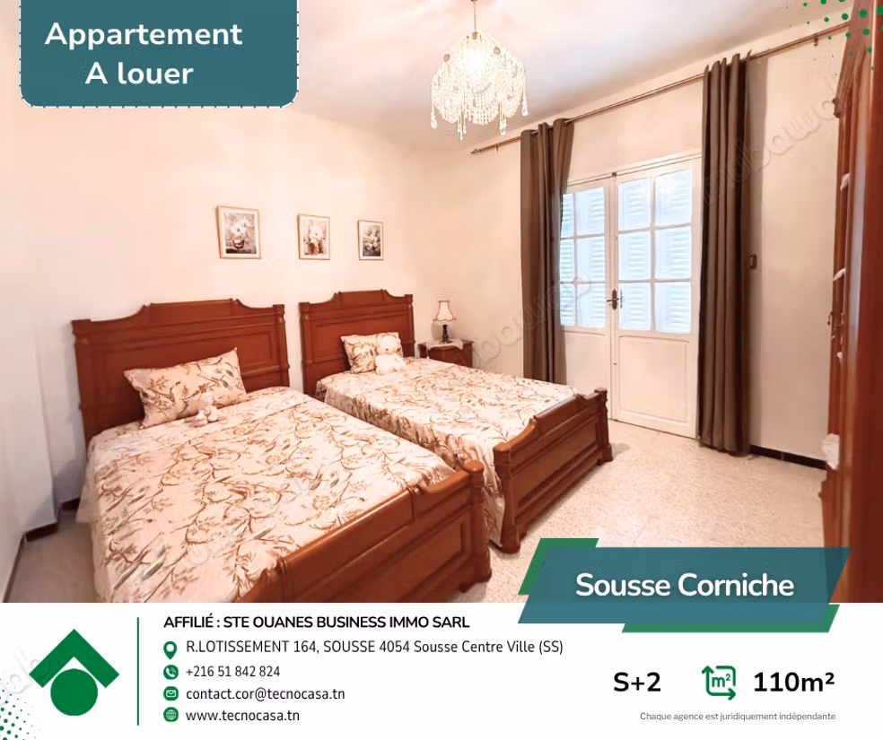 Appartamento S2 di buon livello – 110 m²