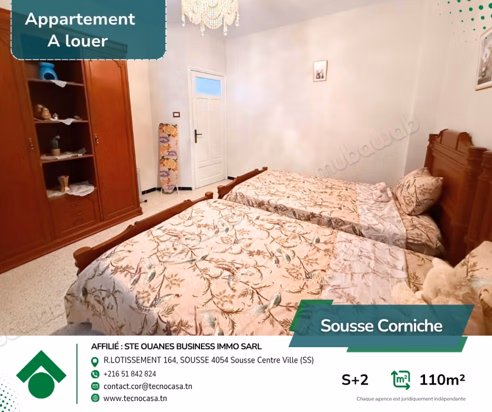 Appartamento S2 di buon livello – 110 m²