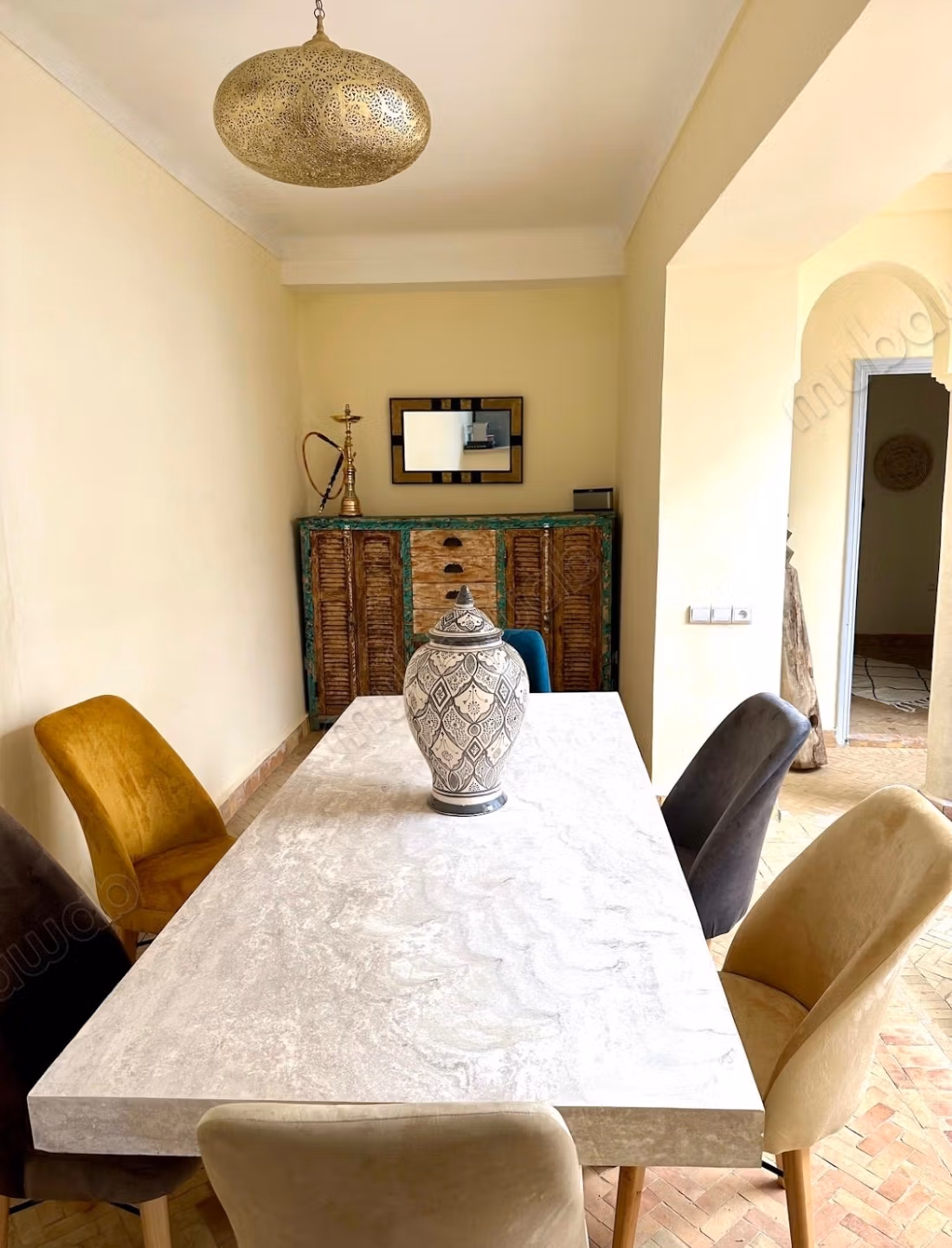 Riad titré de 130 m2 au sol Riad zitoune