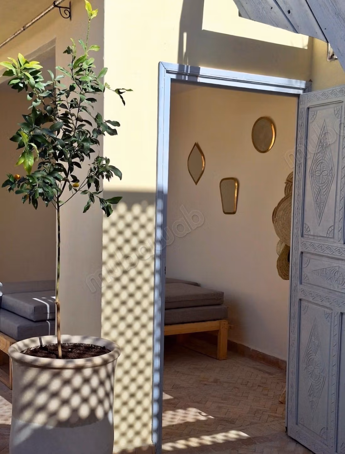 Riad titré de 130 m2 au sol Riad zitoune