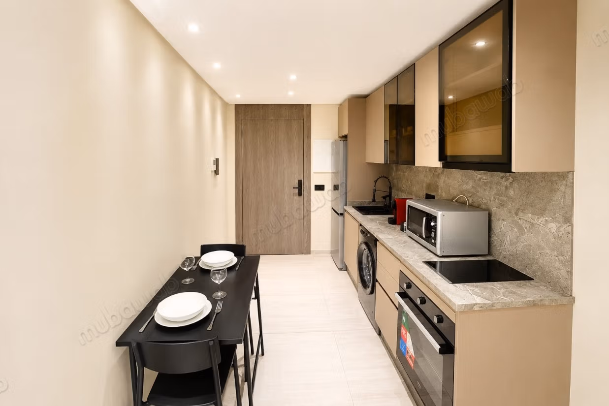 New high-end studio of 41 m² for rent furnished – Riviera, Casablanca