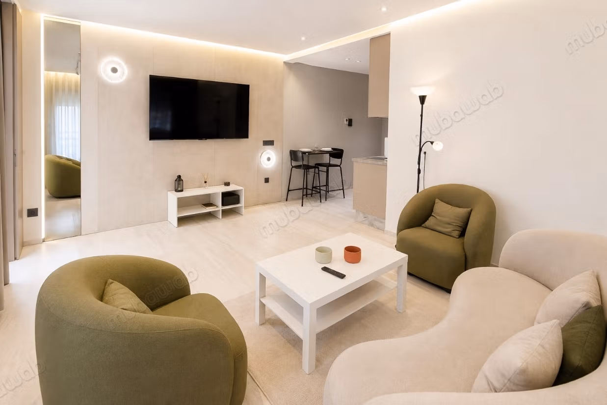 New high-end studio of 41 m² for rent furnished – Riviera, Casablanca