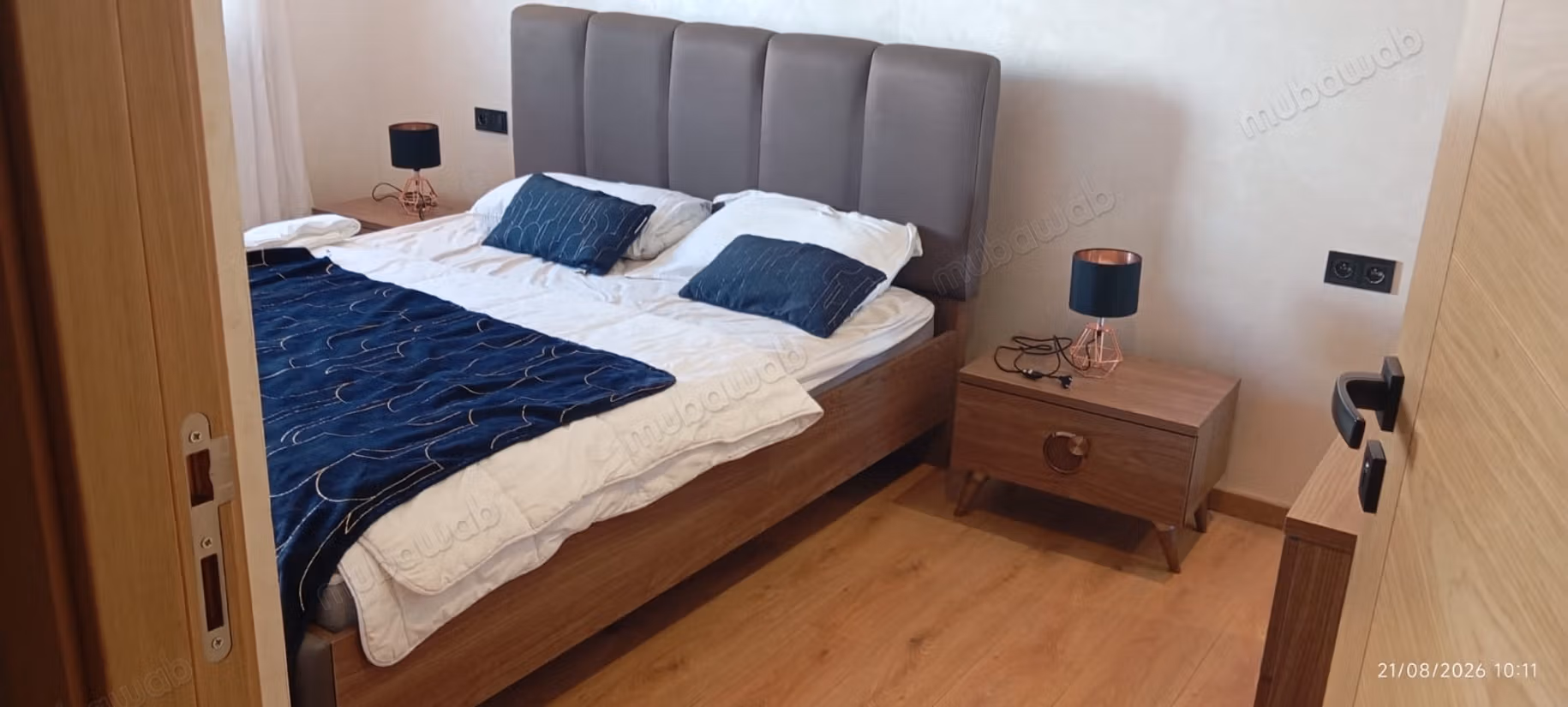 Louez cet appartement à Ryad. 
3 pièces. 
Bien meublé