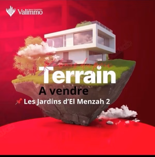 Terrain à la vente à Les Jardins d'El Menzah 2