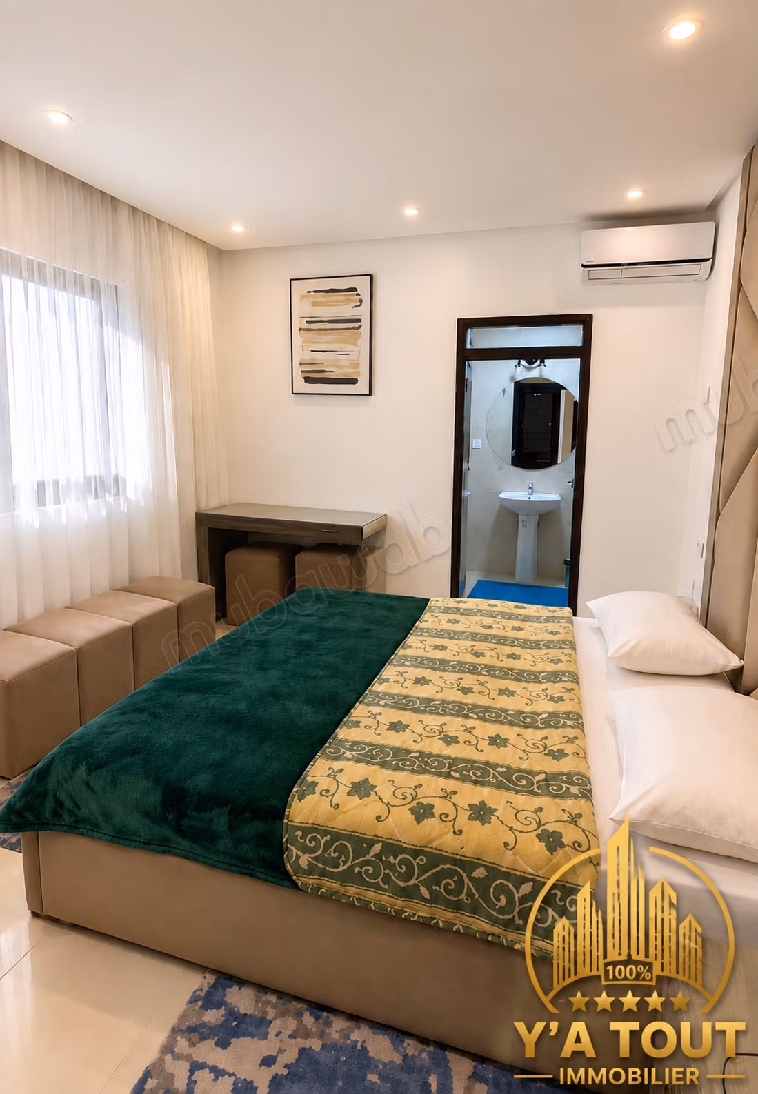 Villa meublée avec piscine à louer – Hay Riad