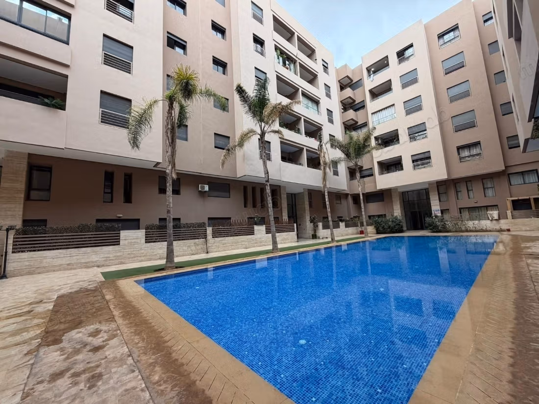 Appartement meublé 75 m² 2 chambres Résidence avec piscine, ...