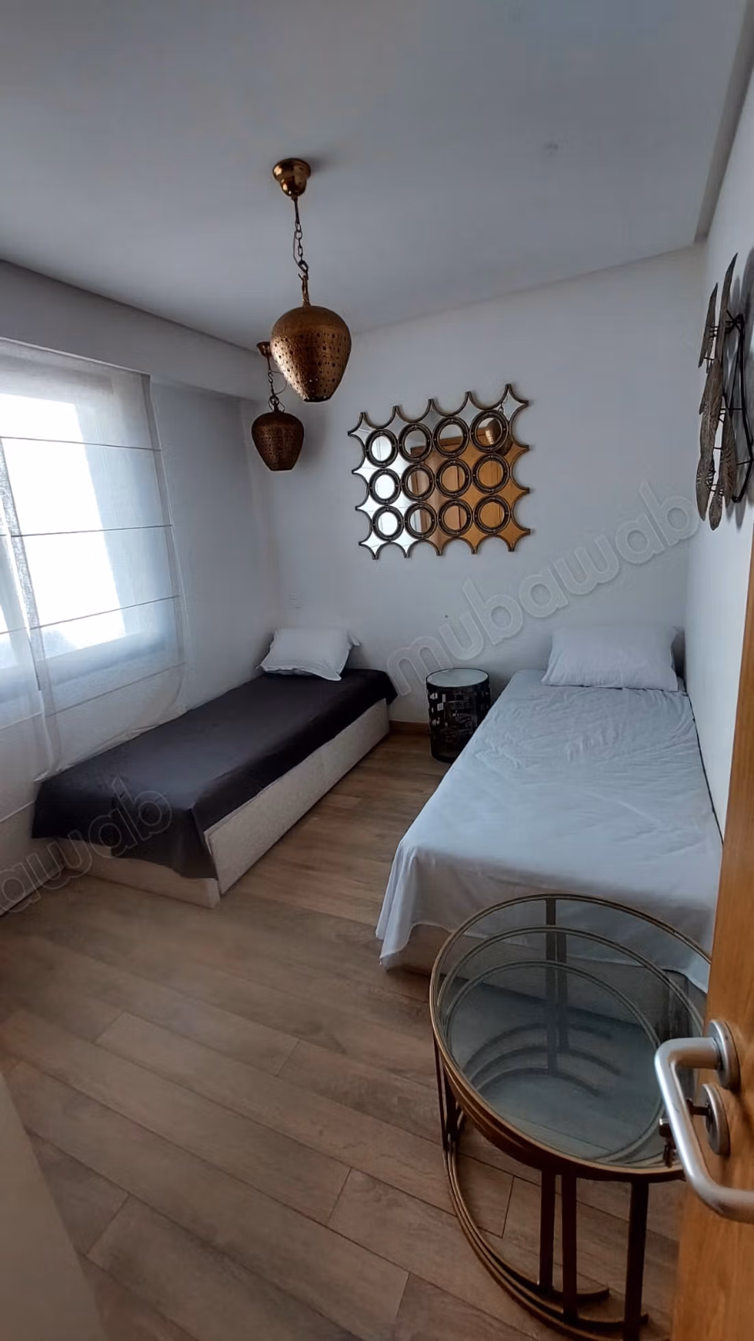 Location d'un appartement à Marina, Bab Al Bahr. 
2 chambres. 
Bien meublé