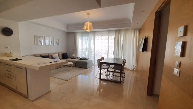 Apartment for rent in Casablanca Finance City.
Area 70 m².
Cellar