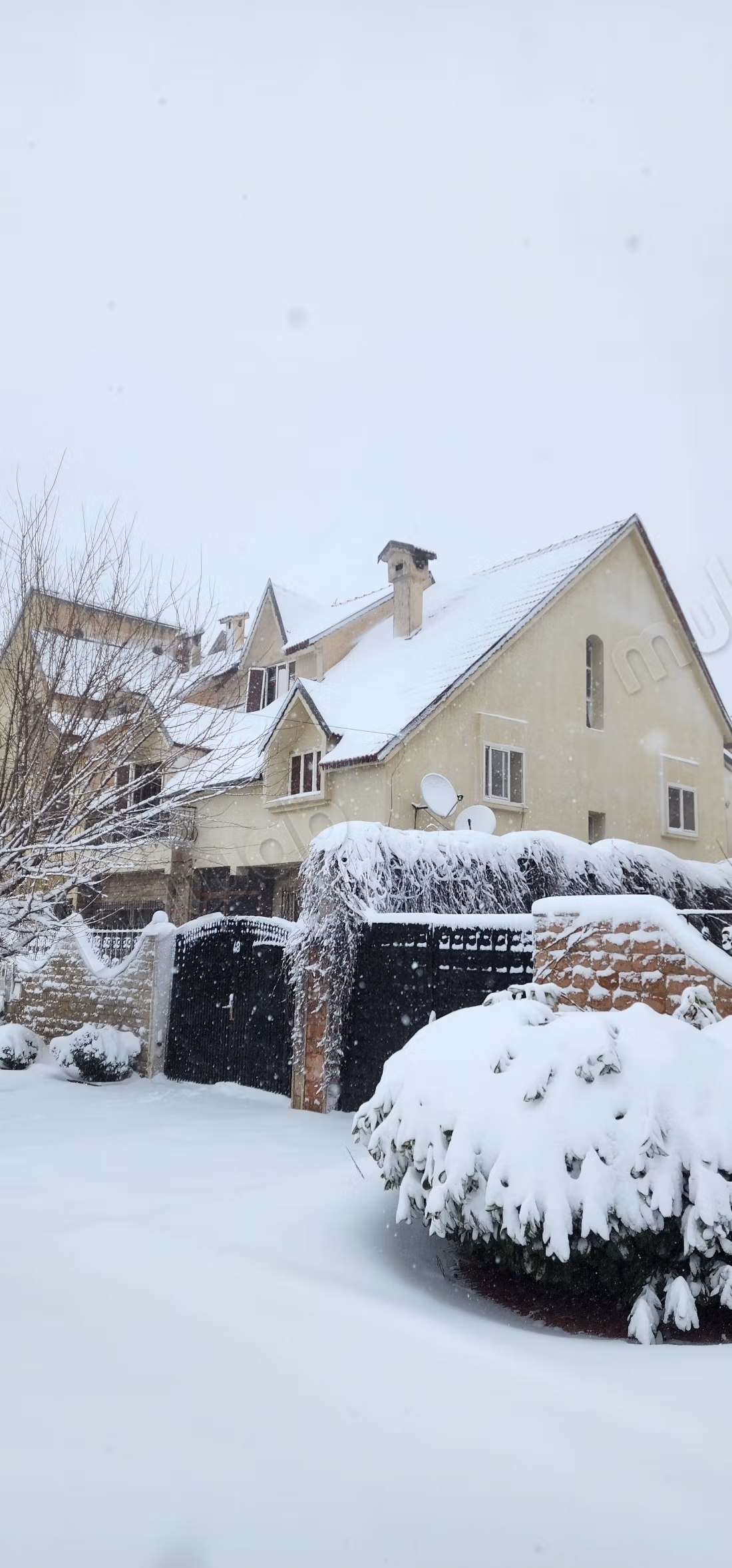 Ifrane city, Atlas neighborhood near Azrou road