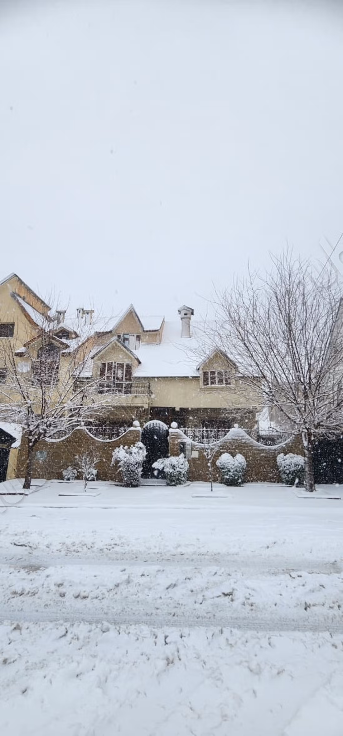 Ifrane city, Atlas neighborhood near Azrou road