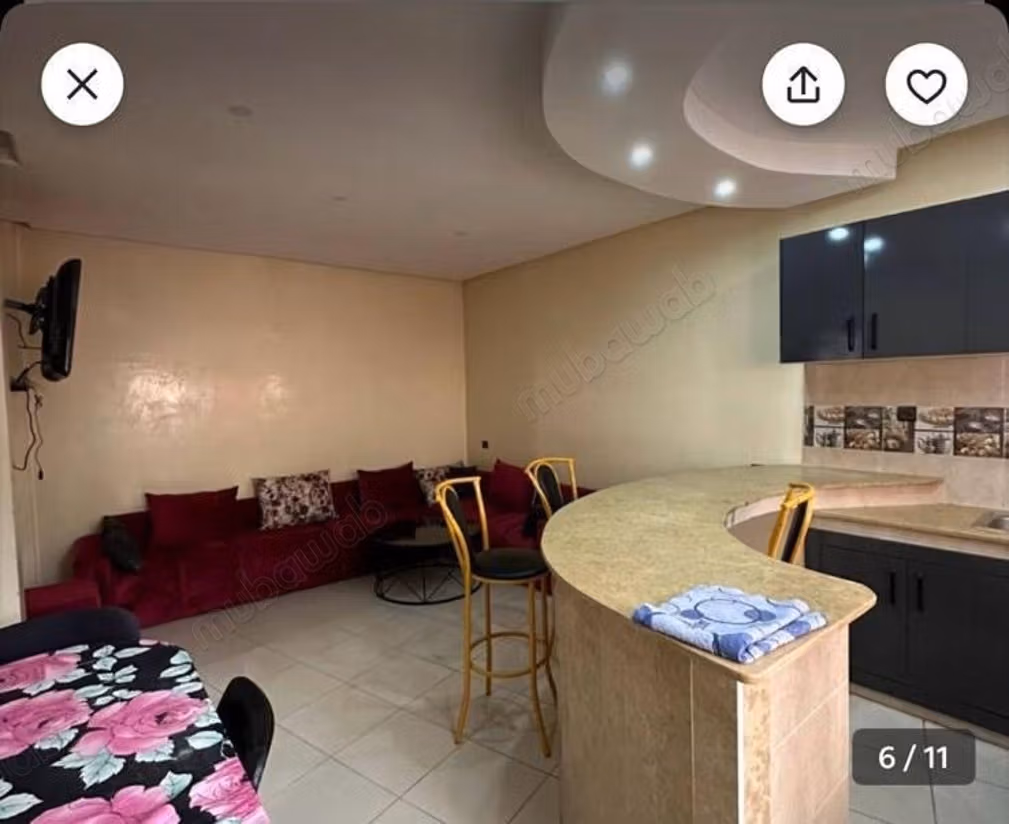 Affitta questo appartamento a AIN KTIWET. 2 camere. Arredato