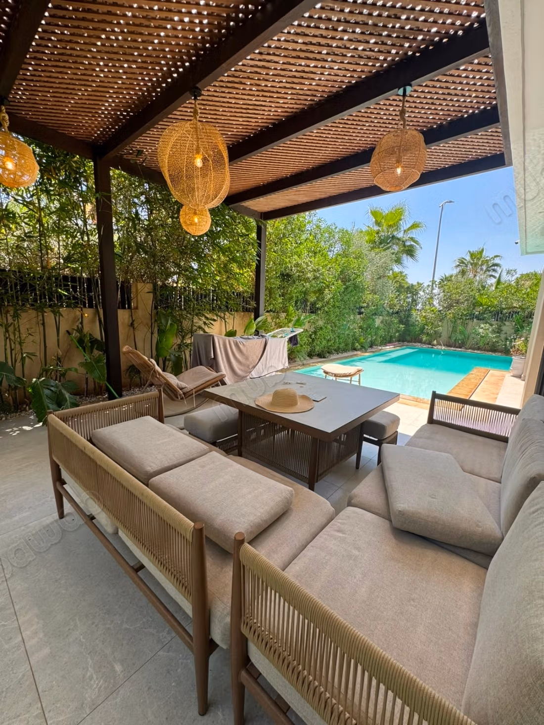 Villa di lusso in affitto su Route Amizmiz. Superficie totale 522 m². Arredata