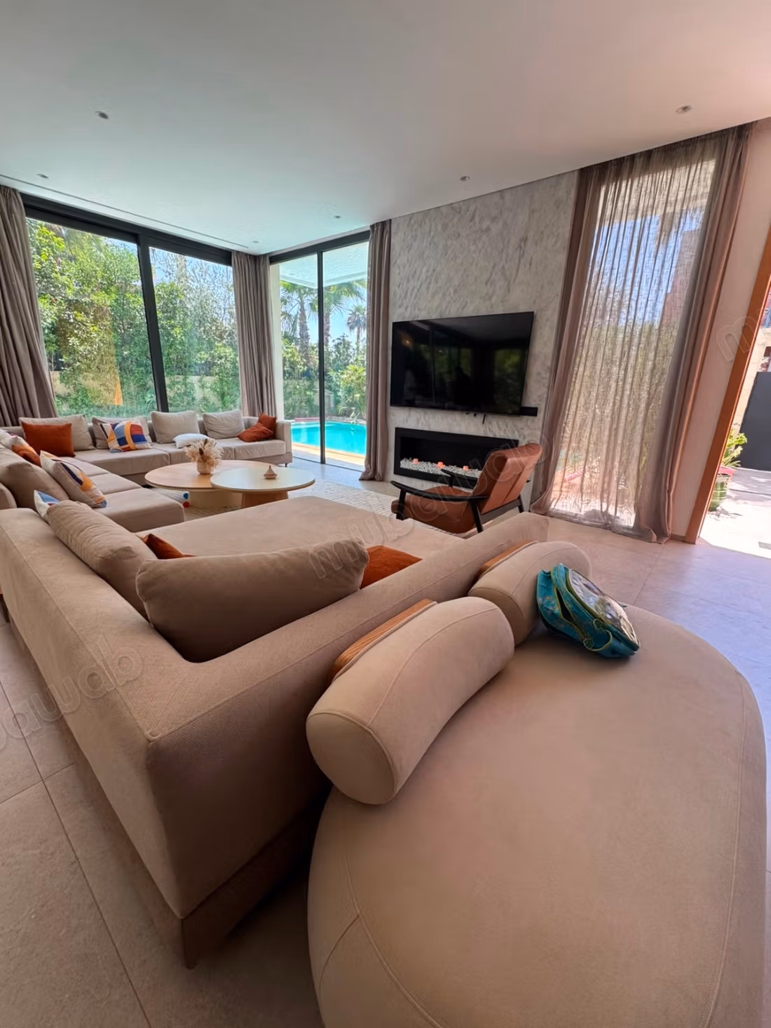 Villa di lusso in affitto su Route Amizmiz. Superficie totale 522 m². Arredata
