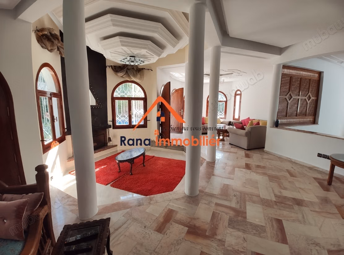 Villa à louer sur Souissi