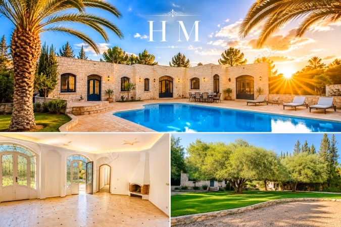 Luxury house for rent on Route de Marrakech. 4 beautiful bedrooms. Green space
