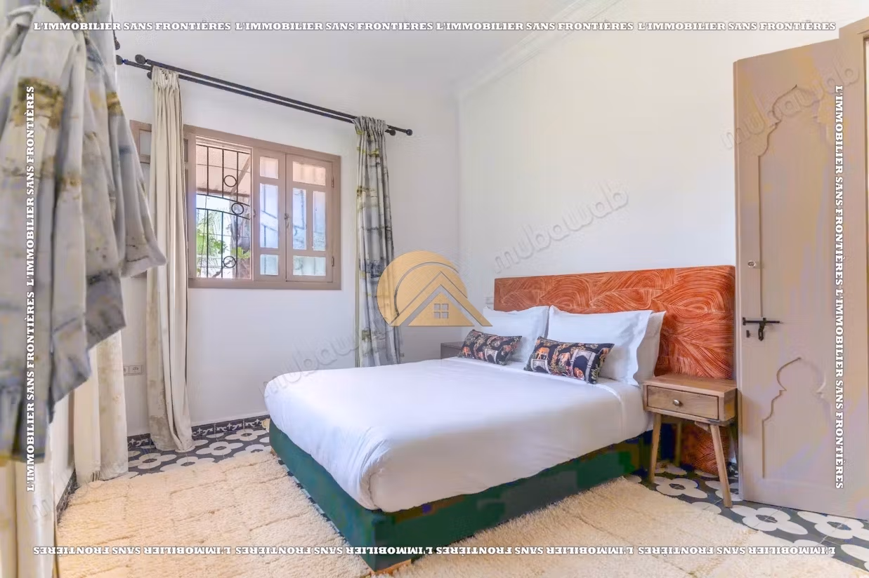 Villa of 2,500 m² in Tahannaout - 3 bedrooms, pool, garden with olive trees and Atlas view