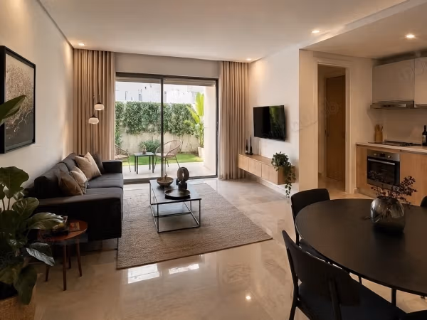 Appartement s1 neuf avec jardin au lac 2