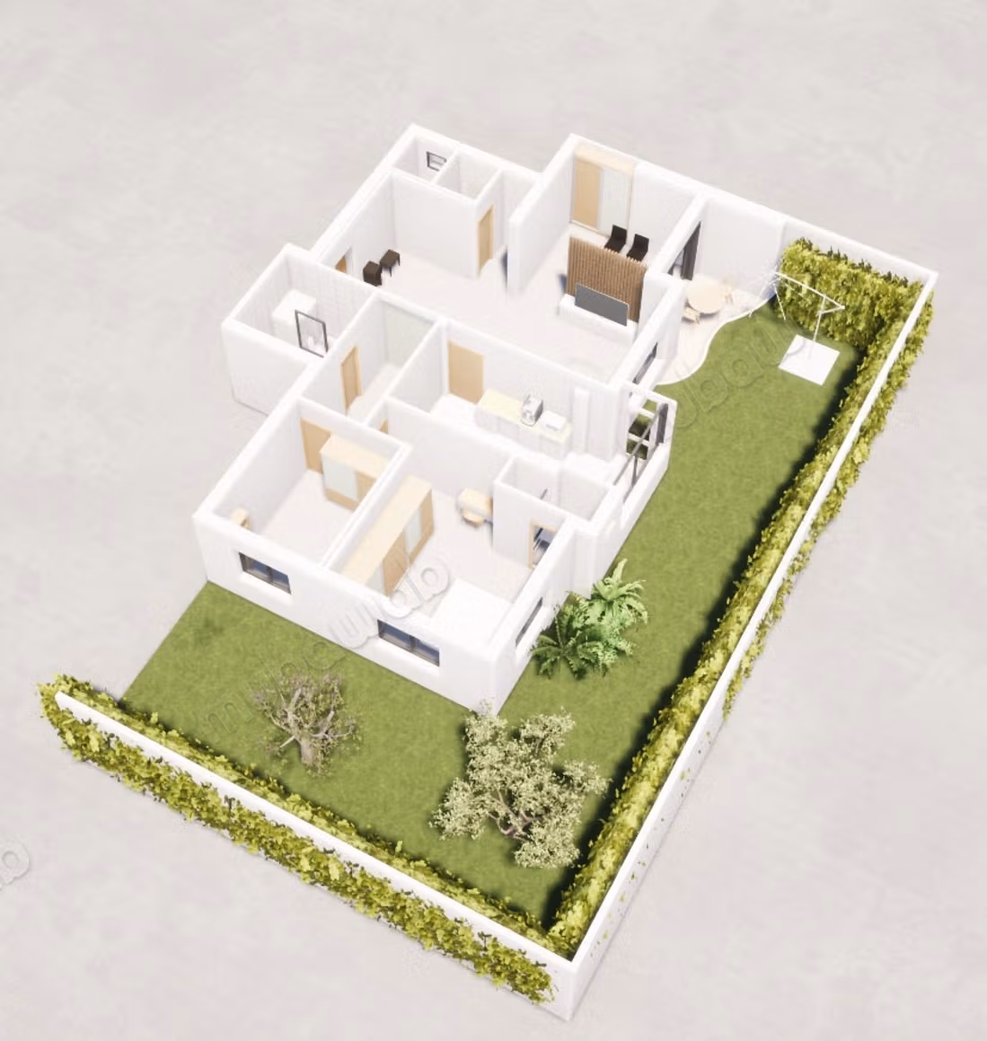 Magnifique appartement 115 m² avec jardin