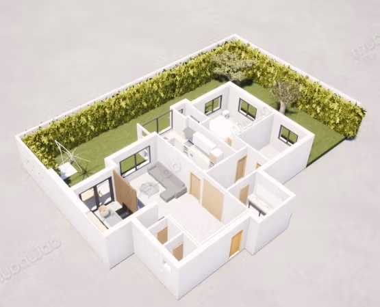 Magnifique appartement 115 m² avec jardin
