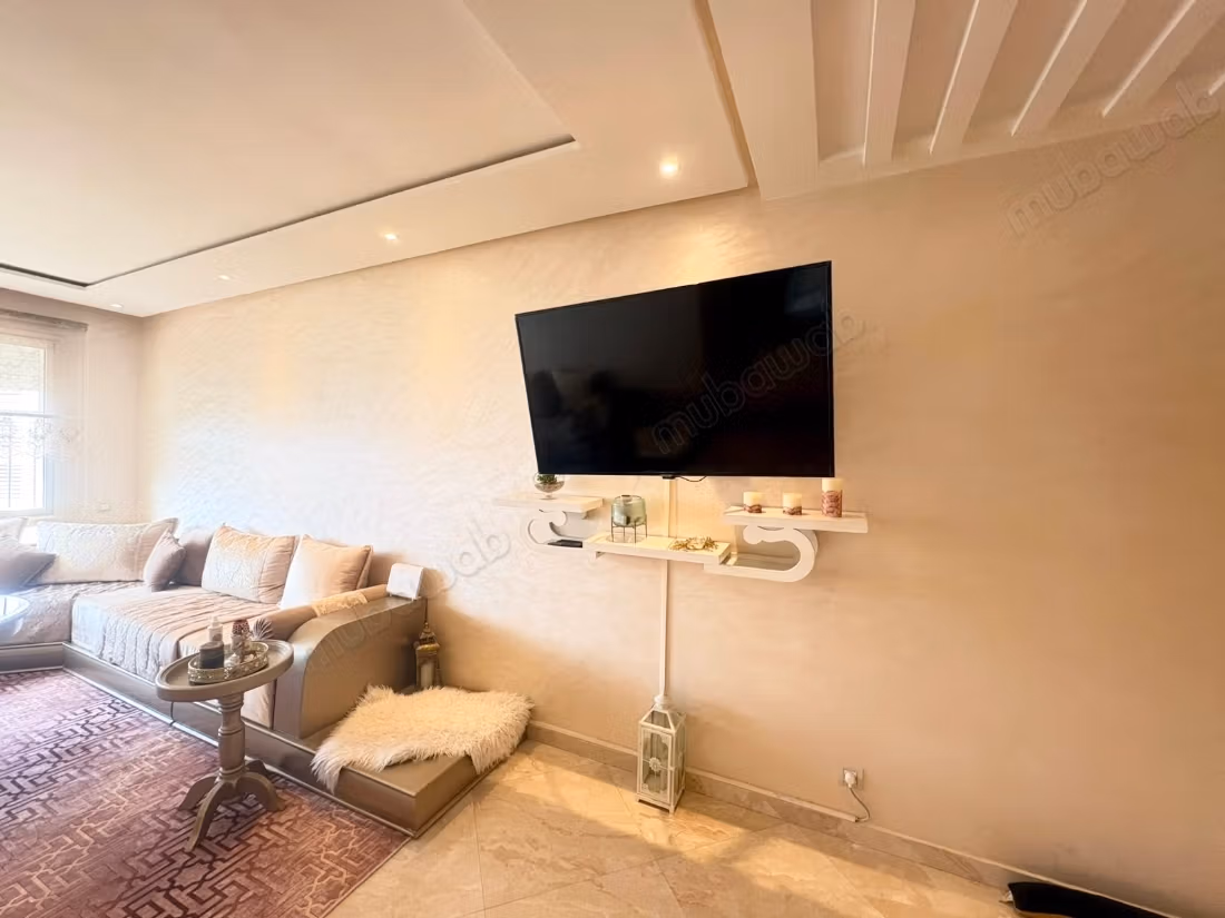 Location d'un appartement meublé résidence jardin d’agadir 3 grandes pièces. Bien meublé