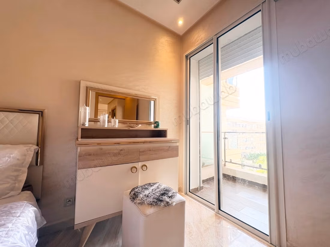 Location d'un appartement meublé résidence jardin d’agadir 3 grandes pièces. Bien meublé