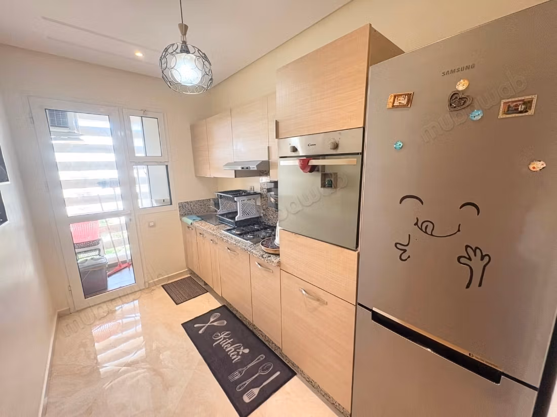 Location d'un appartement meublé résidence jardin d’agadir 3 grandes pièces. Bien meublé
