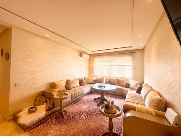 Location d'un appartement meublé résidence jardin d’agadir 3 grandes pièces. Bien meublé