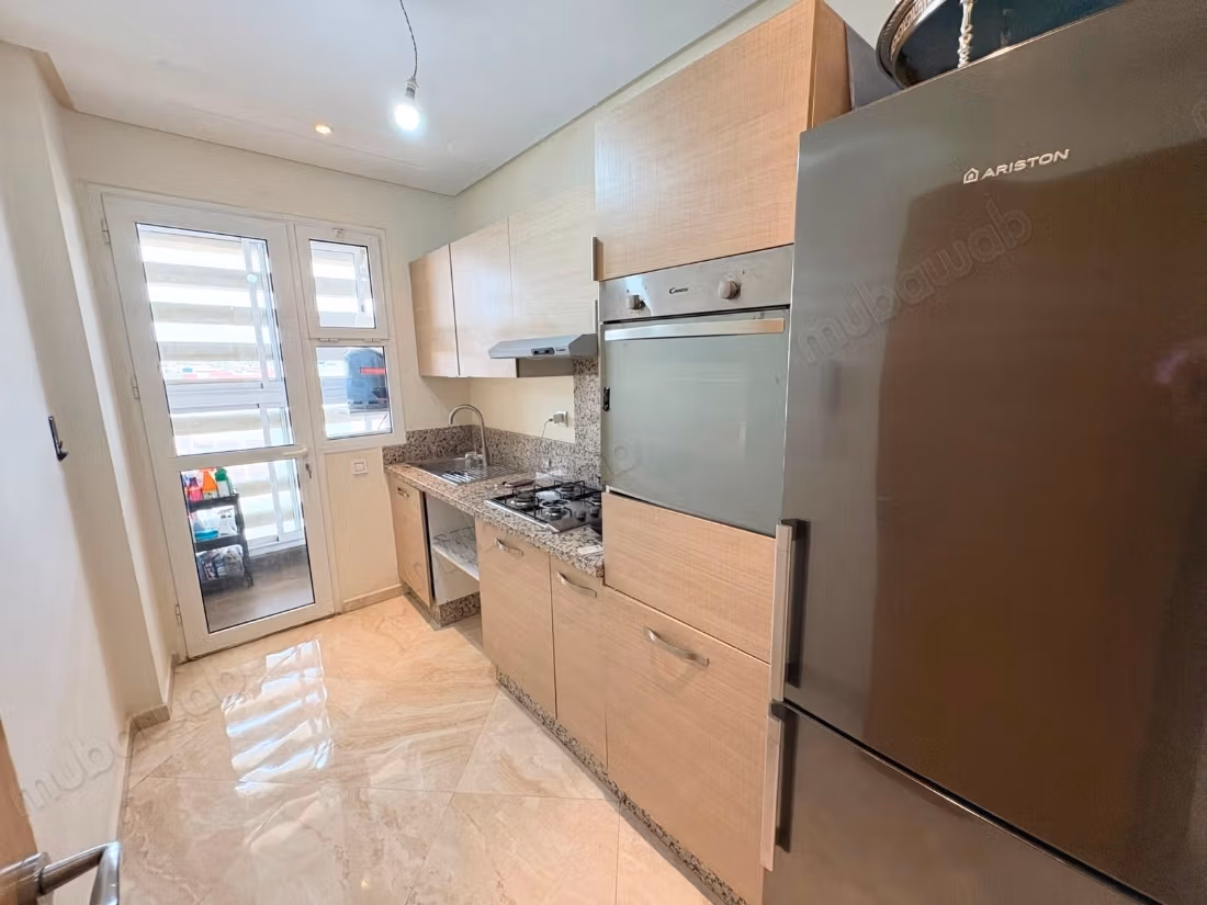 Appartement à louer à almasira résidence jardin d’agadir. 
2 belles chambres. 
Bien meublé