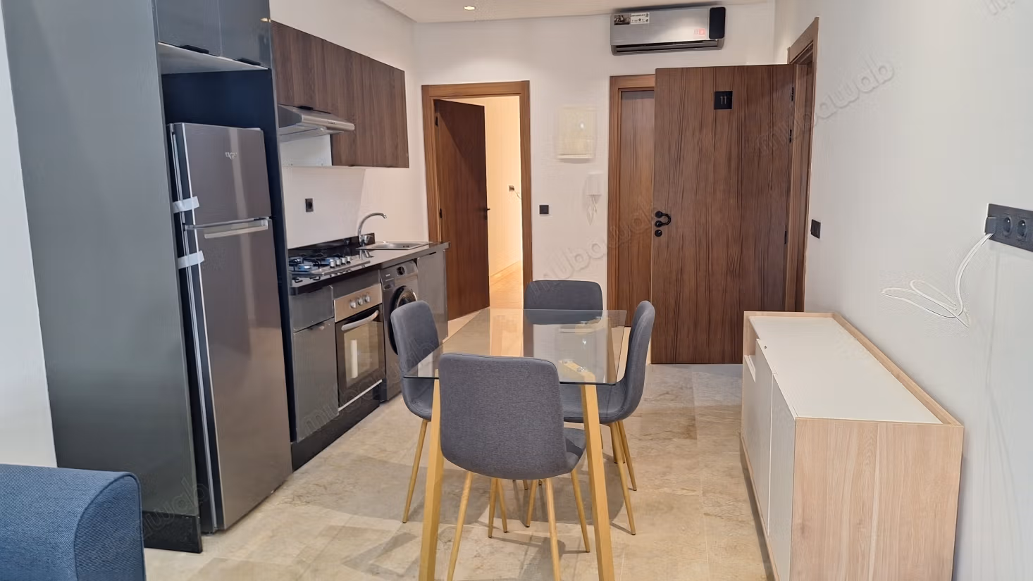Apartamento en alquiler en Oulfa. Superficie de 60 m². Garaje y terraza