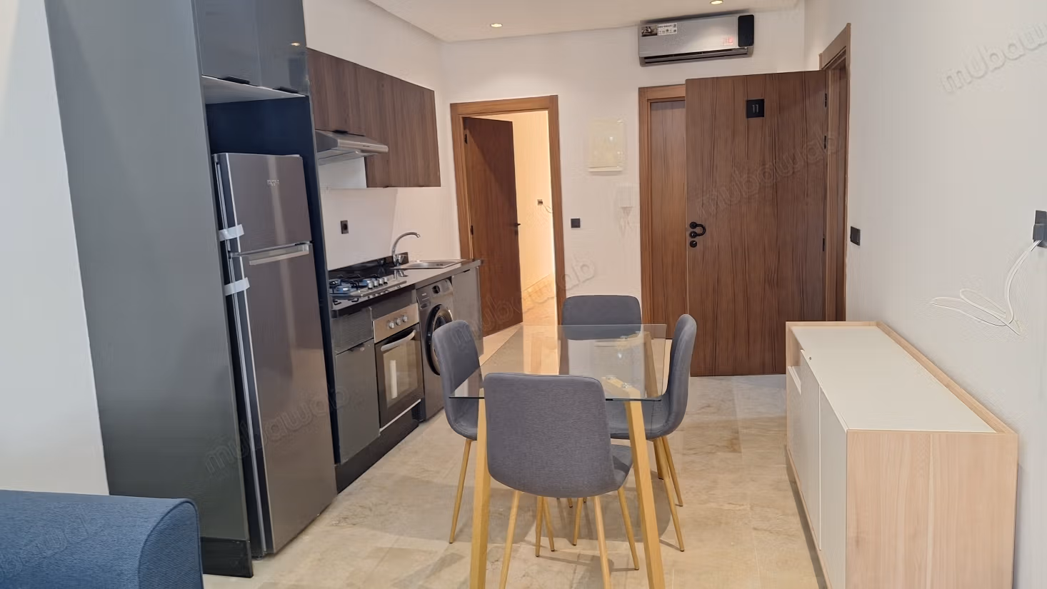 Apartamento en alquiler en Oulfa. Superficie de 60 m². Garaje y terraza