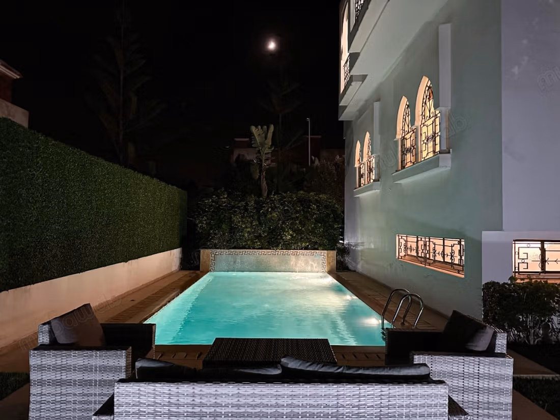 Luxe gemeubileerde villa voor dagelijks verhuur in Boubanne Tanger