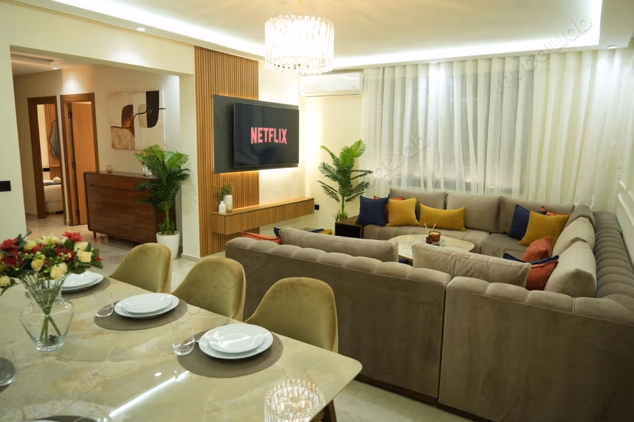 Apartamento amueblado 2 habitaciones, Terraza y Jacuzzi – Maarif