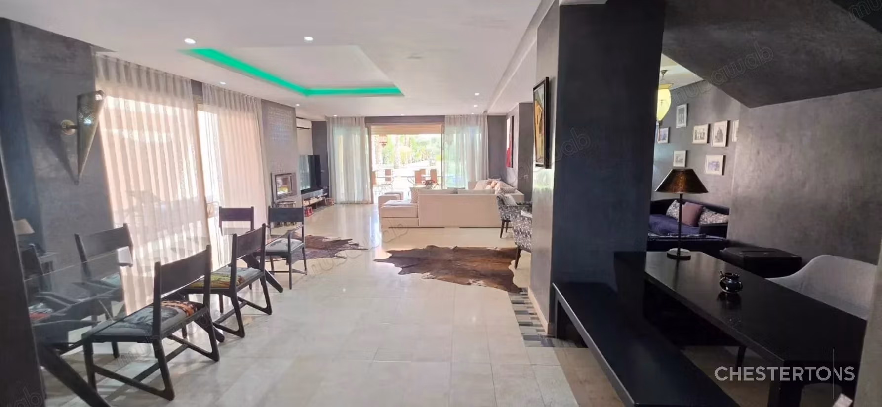 Villa contemporaine avec vue sur le Golf