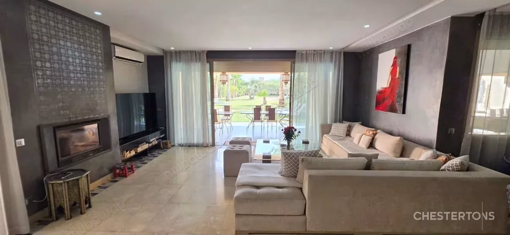 Villa contemporaine avec vue sur le Golf