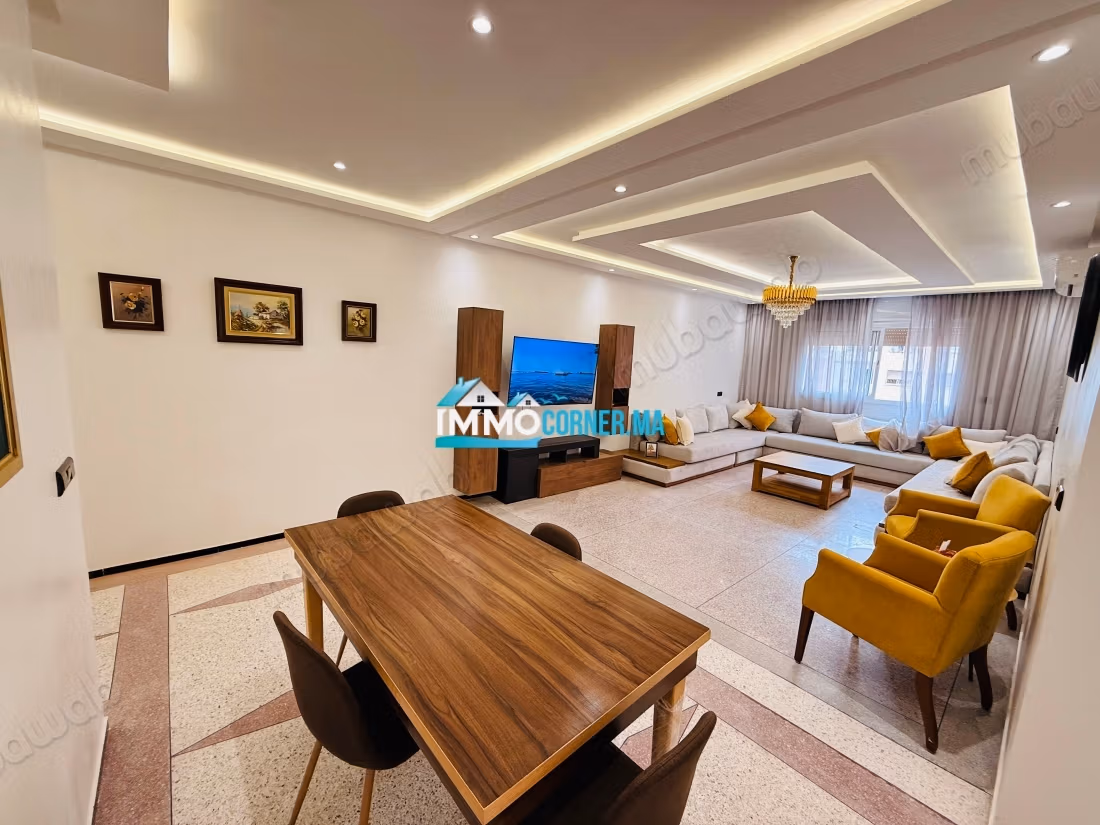 Magnifique appartement meublé à louer – Centre ville de Tanger 
place al Madina
