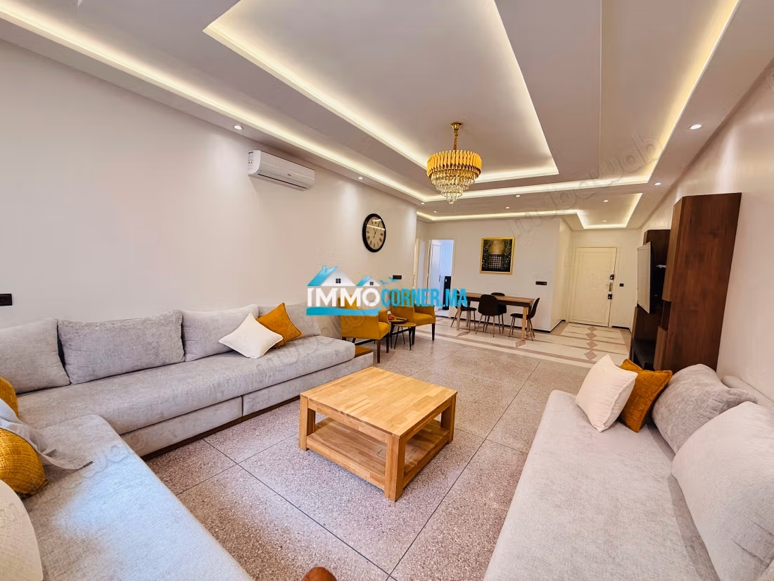 Magnifique appartement meublé à louer – Centre ville de Tanger 
place al Madina