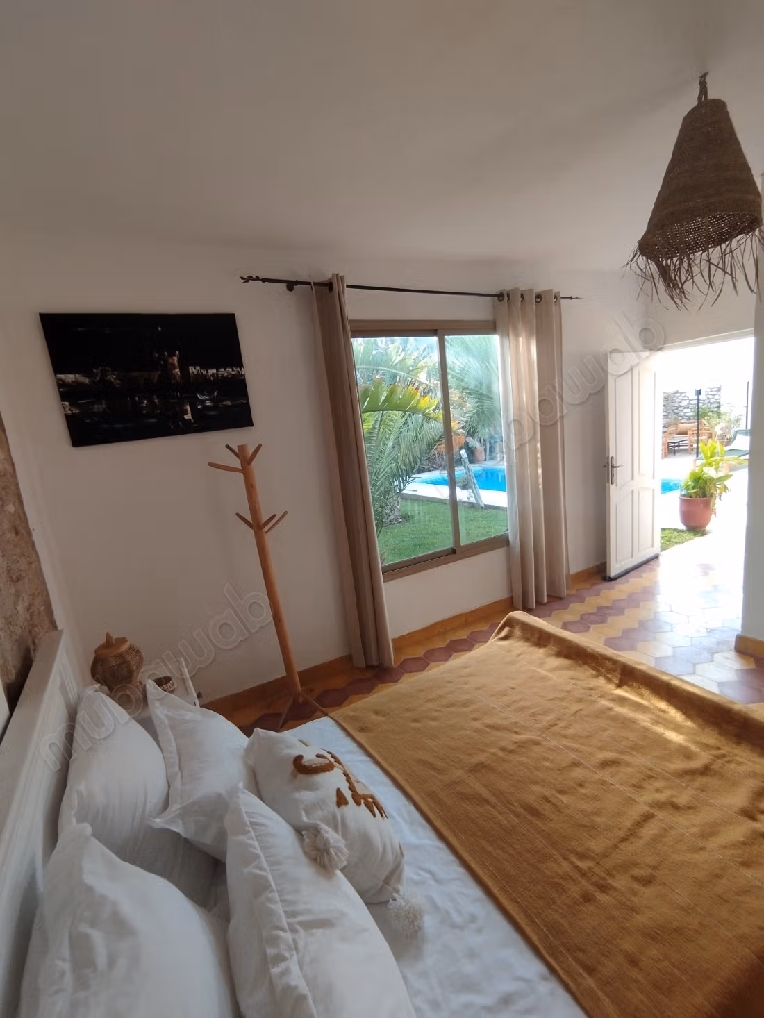 Excellente villa à louer à Ghazoua. 4 belles pièces. Meublée