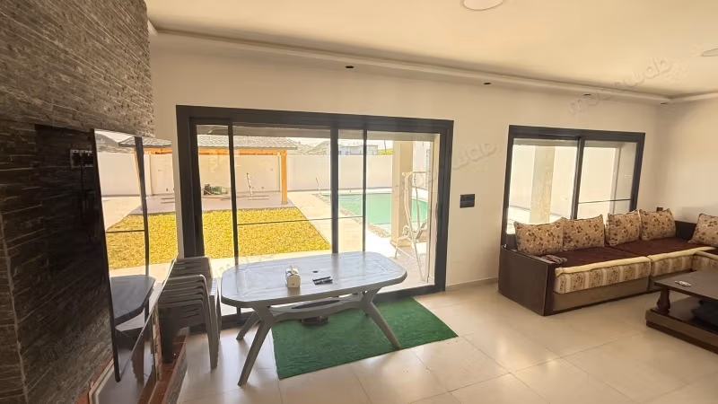 Villa met zwembad met uitzicht op zee in Oued Alian Tanger