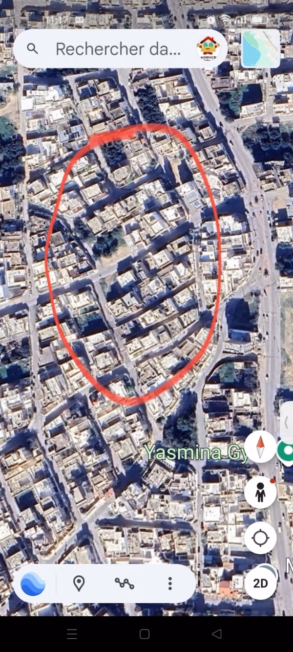 Terrain Constructible 406 m² Titre Foncier