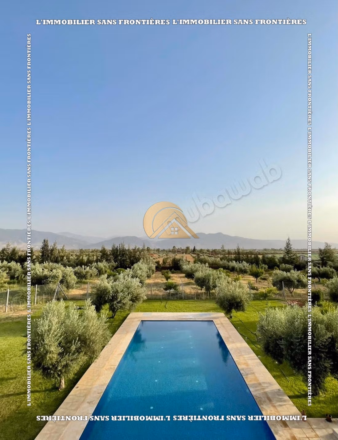 Ferme à vendre Route d’Amizmiz KM 45 – Villa et oliveraie