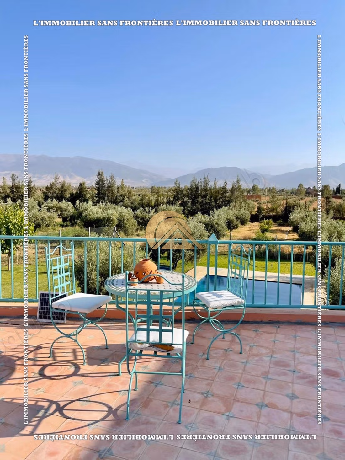 Ferme à vendre Route d’Amizmiz KM 45 – Villa et oliveraie