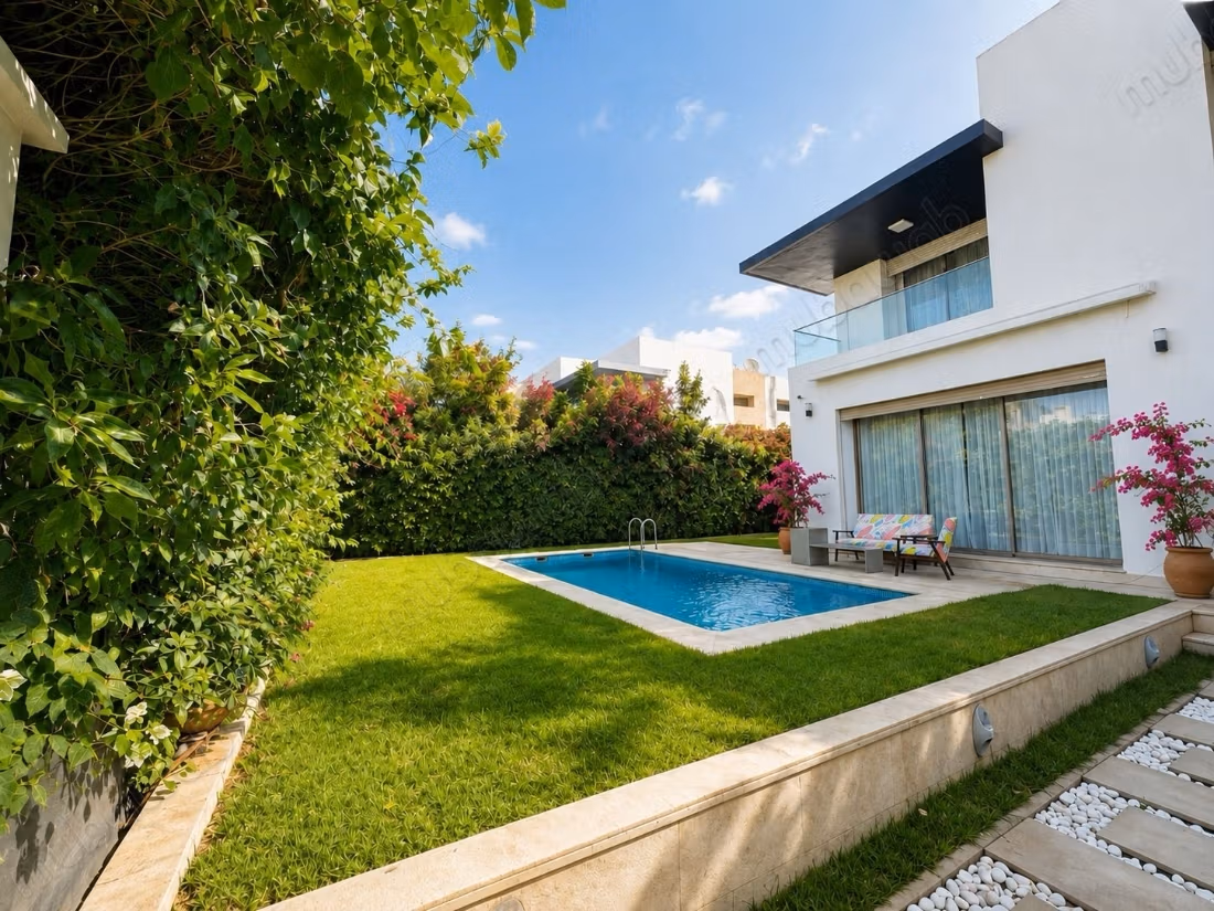 Villa contemporaine en location meublée