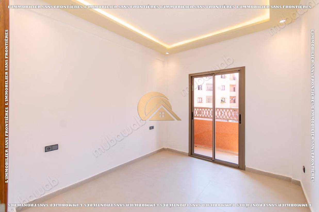Nieuwe en lege appartement van 63 m² in Azzouzia – 2 slaapkamers, terras en nette afwerkingen